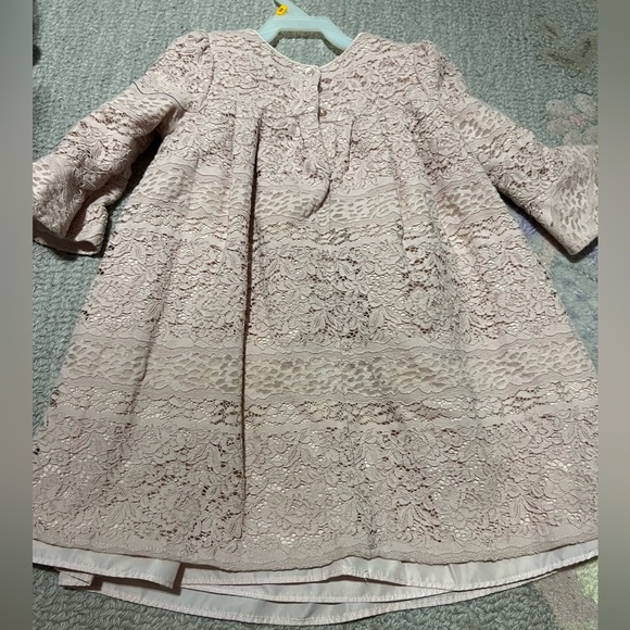 Sold.Simply gorgeous dusty rose Laura Ashley toddler girl dress. - Picture 6 of 7